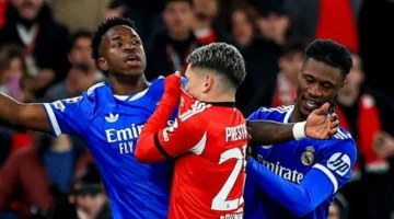 مواجهة الحسم ريال مدريد يستضيف بنفيكا في إياب دوري الأبطال